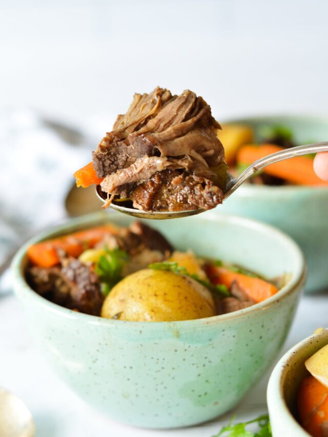 Pot Roast Story caramel and cashews