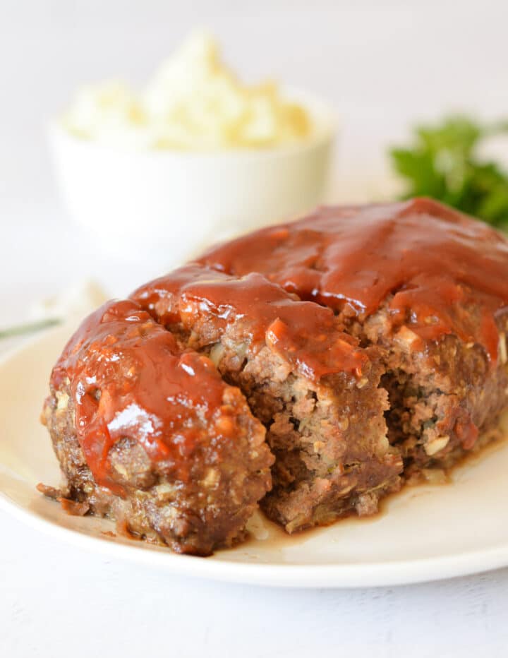 The BEST One Pound Meatloaf Recipe caramel and cashews