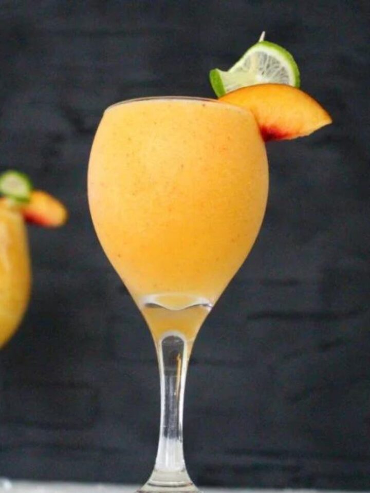 15 Best Frozen Peach Recipes - caramel and cashews