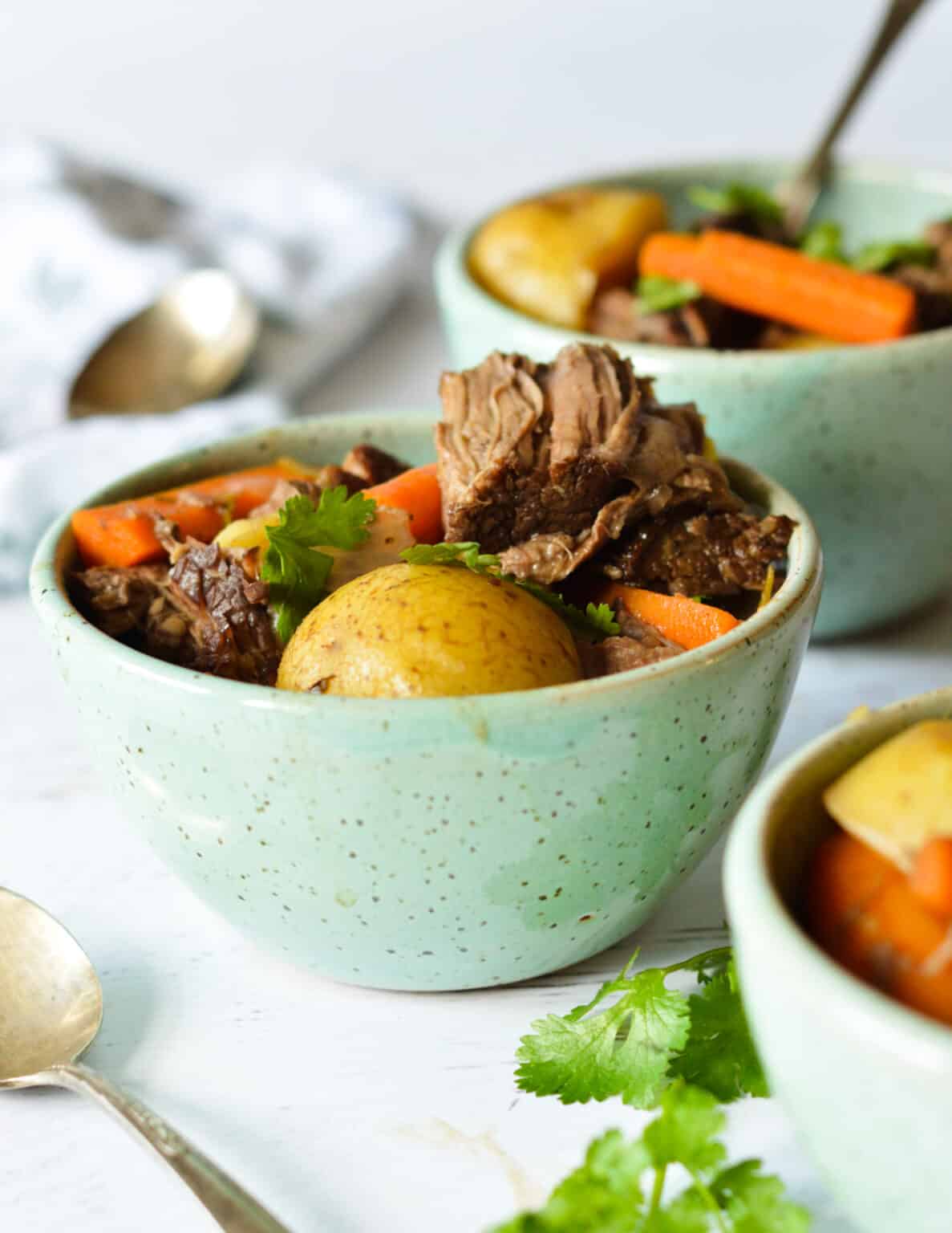 Dutch Oven Pot Roast caramel and cashews