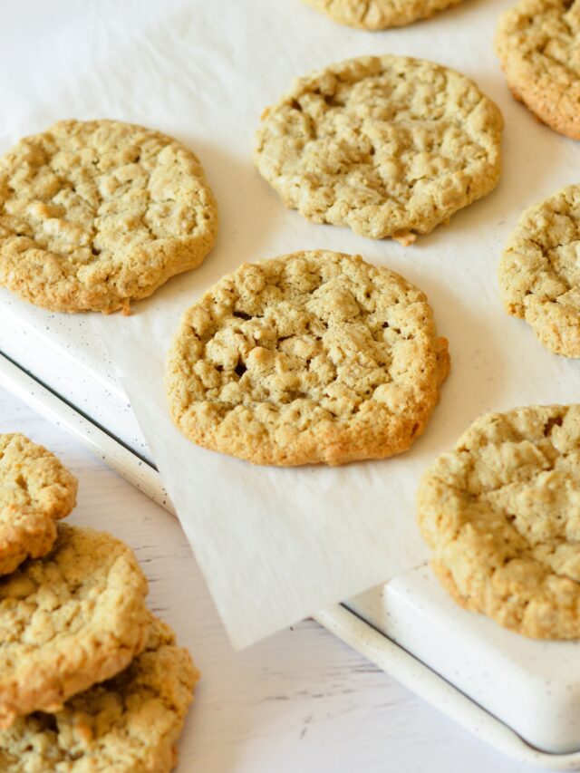 Oat Flour Oatmeal Cookies Story caramel and cashews