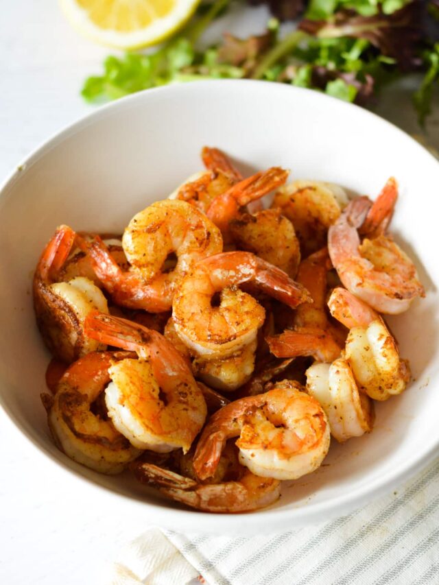 Easy Shrimp Recipe - caramel and cashews