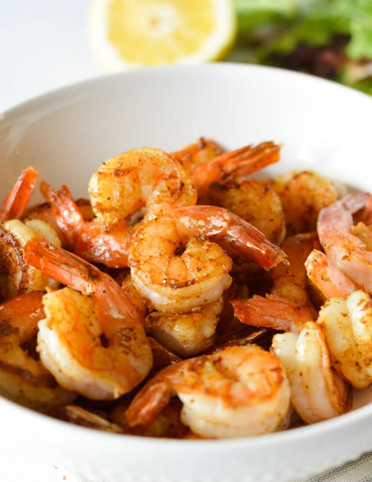 Juicy PanSeared Shrimp caramel and cashews