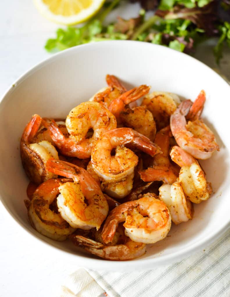 Juicy PanSeared Shrimp caramel and cashews