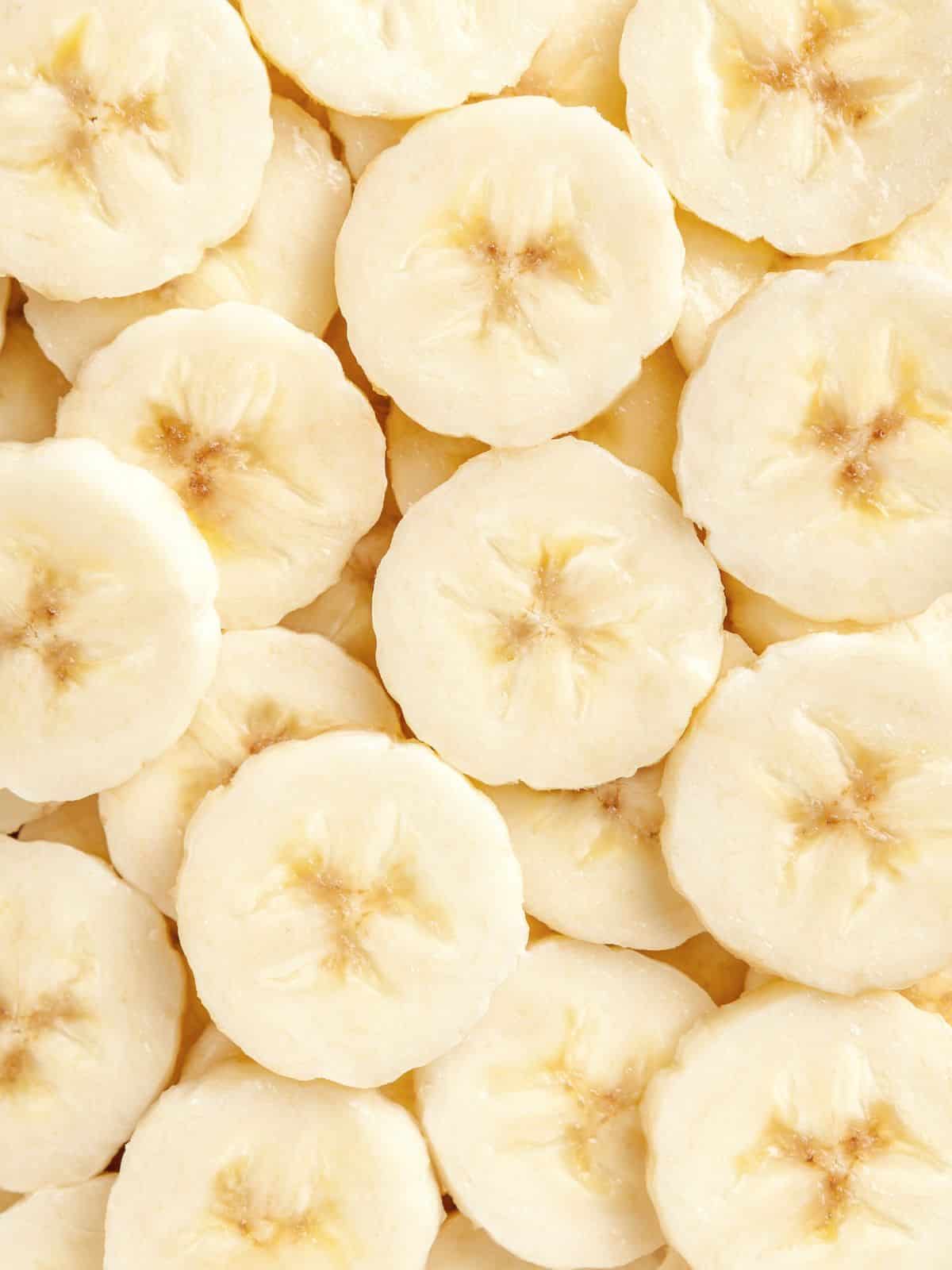 banana slices.