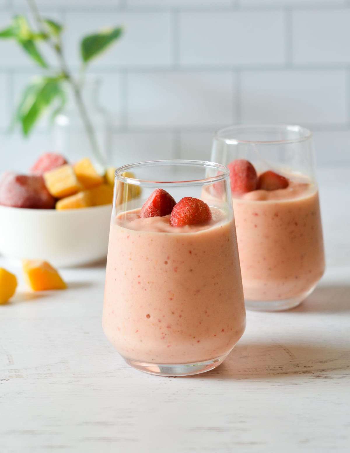 strawberry mango smoothies.