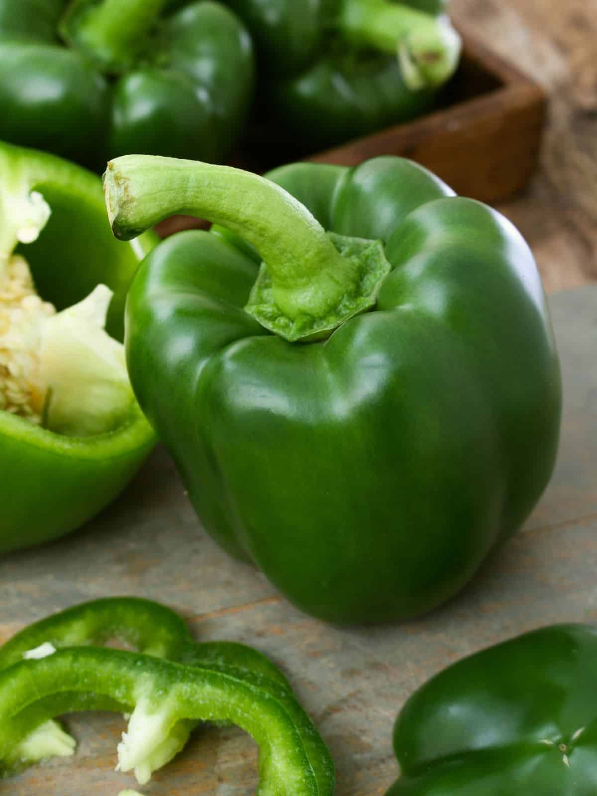 green bell peppers