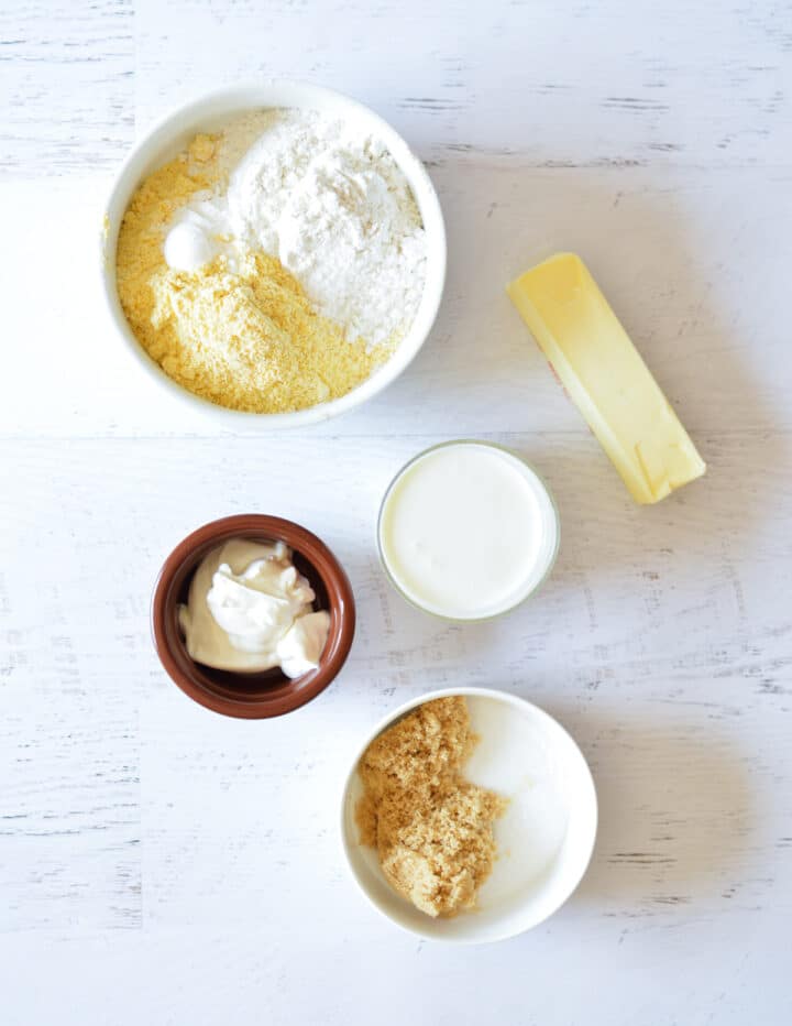 Best Cornbread without Eggs caramel and cashews