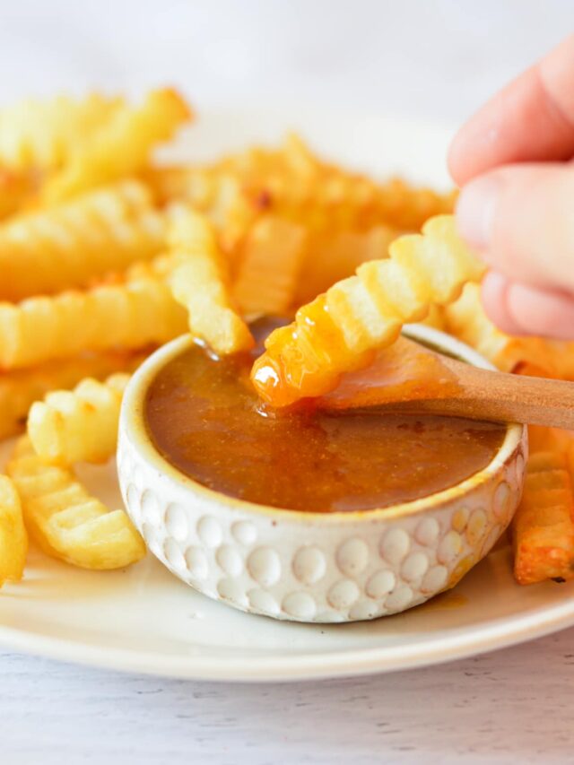 McDonald's Sweet and Sour Sauce caramel and cashews