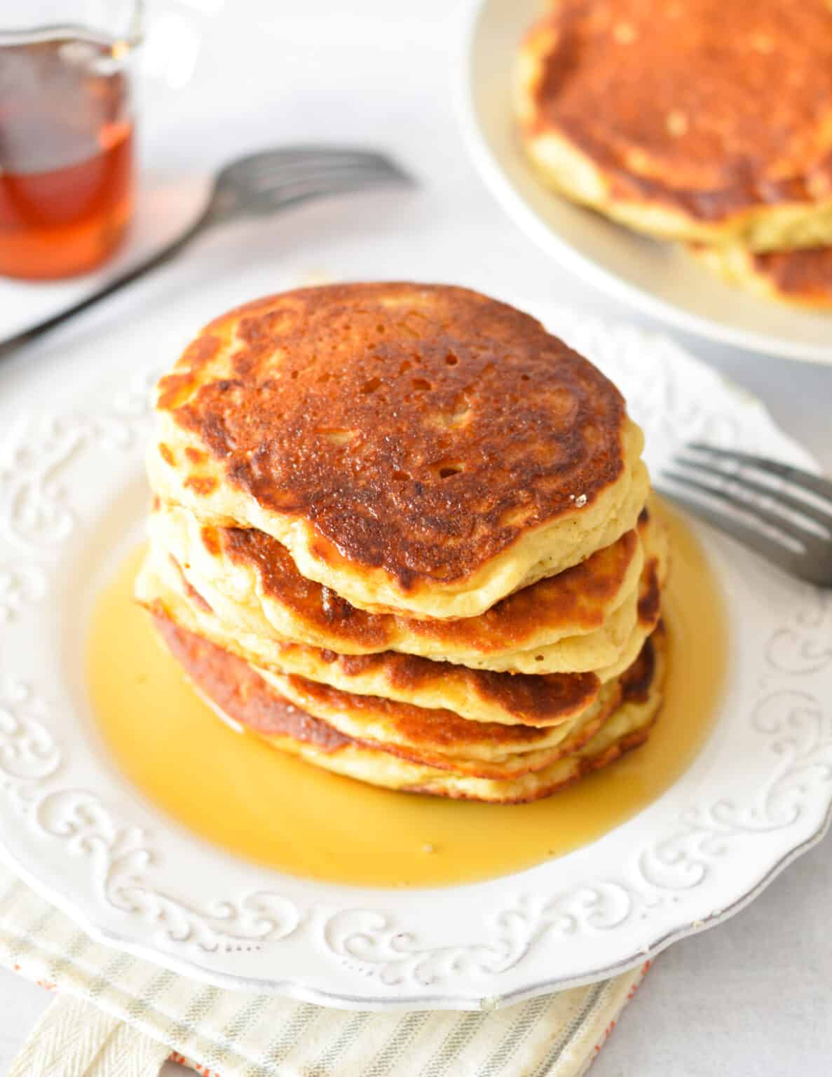 Honey Pancakes - caramel and cashews
