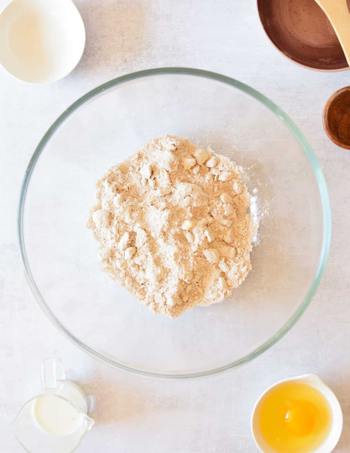 Oat Flour Biscuits caramel and cashews