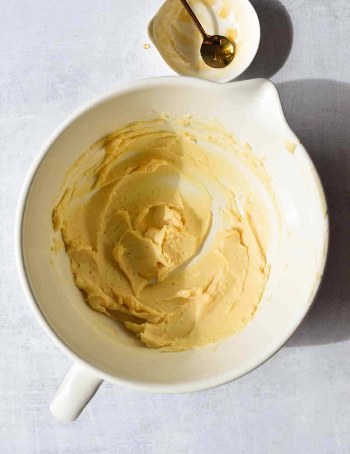 a bowl of mixed honey butter 